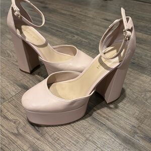 Rose pink Madden Girl Dion Platform Pumps